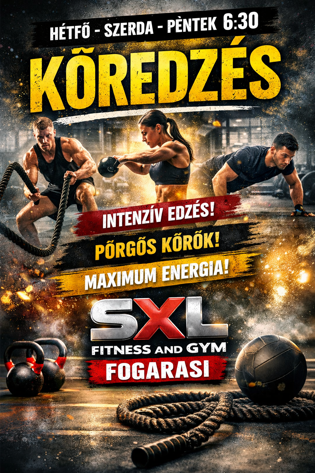 Reggeli SXL edzés